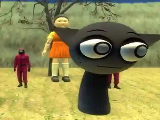 Hra Squid Game Sprunki Hide online