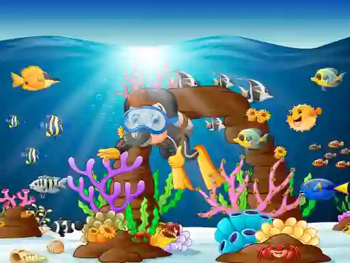 Hra Water Dive 2D: Underwater Survival online