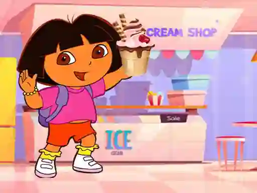 Hra Ice Cream Maker With Dora online