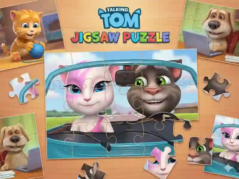 Hra Talking Tom Jigsaw Puzzle online