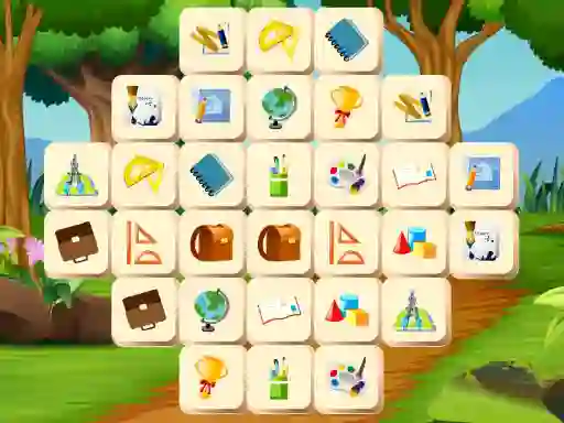 Hra School Mahjong Deluxe online