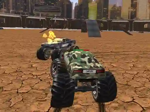Hra Demolition Monster Truck Army online
