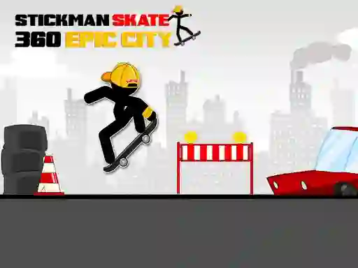 Hra Stickman Skate 360 Epic City online
