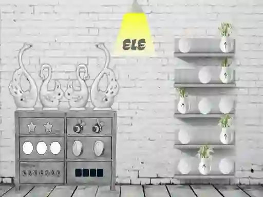 Hra Black and white House Escape online