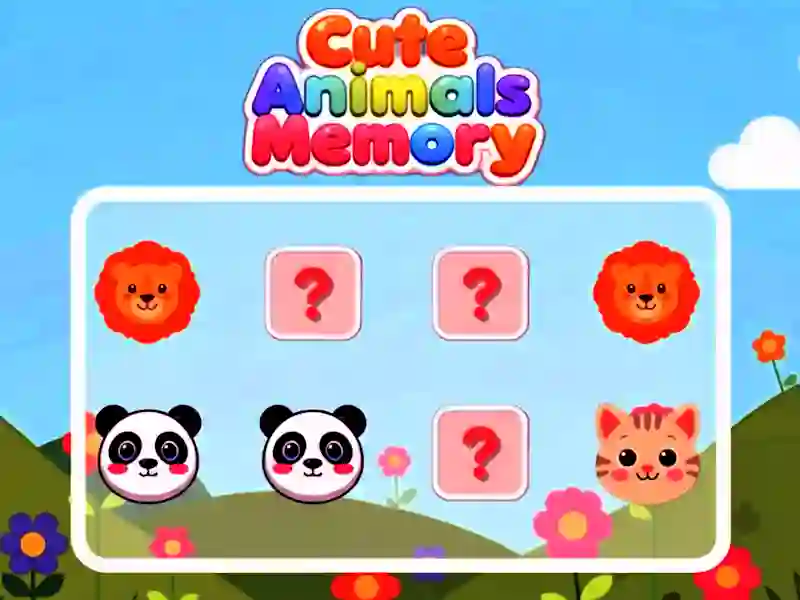 Hra Cute Animals Memory online