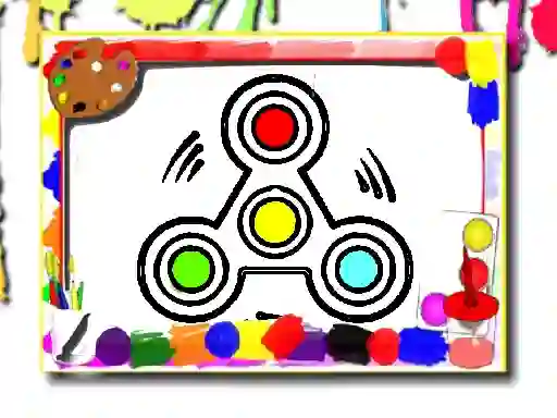 Hra Fidget Spinner Coloring Book online