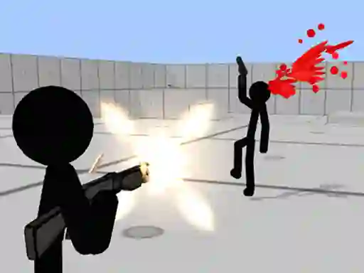 Hra Stickman Gun Shooter 3D online