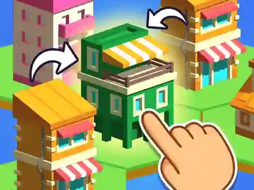 Hra Crafty Town Merge City online