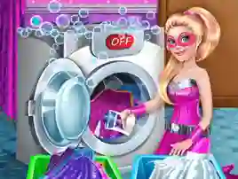 Hra Superdoll Washing Capes online