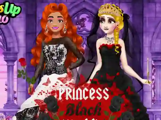 Hra Princess Black Wedding Dress online