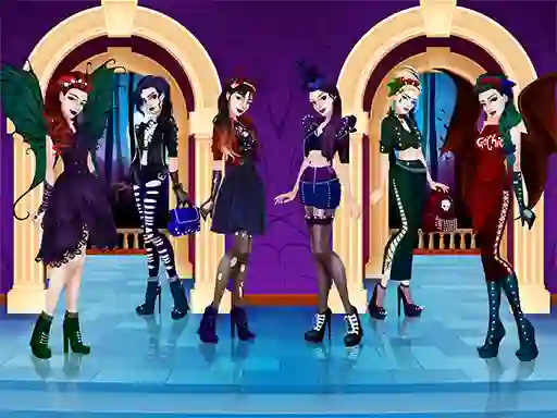 Hra Gothic Dress Up online