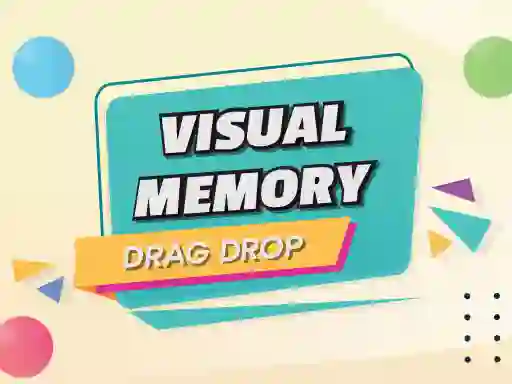 Hra Visual Memory Drag Drop online