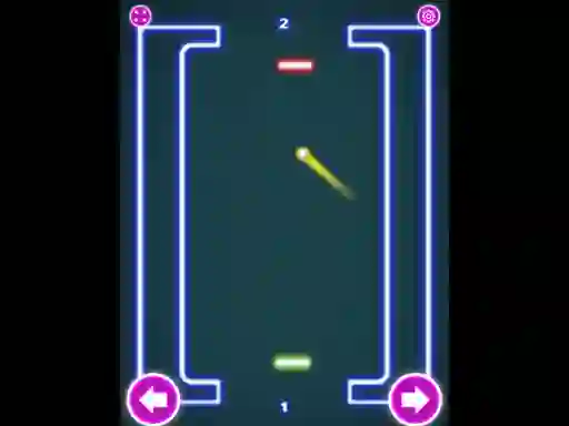 Hra Pong Neon online