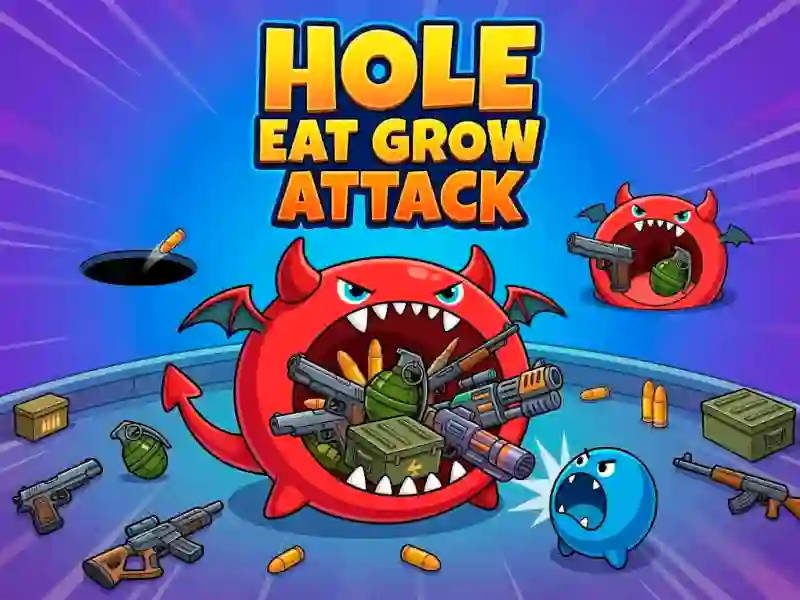 Hra Hole Eat Grow Attack online