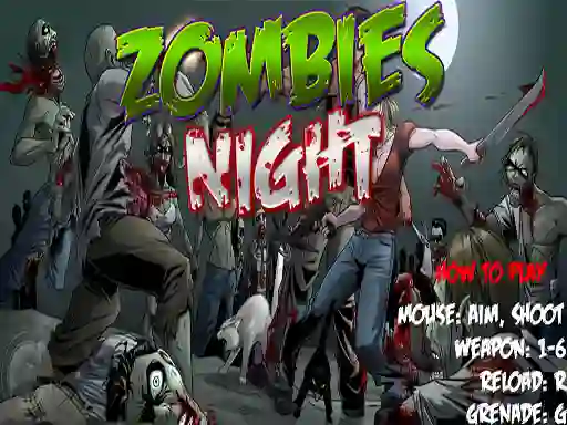 Hra Zombies Night online