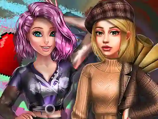 Hra 2022 Dark Academia to Egirl Dress up online