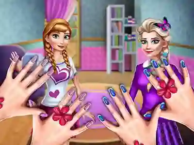 Hra Princesses Nails Salon online