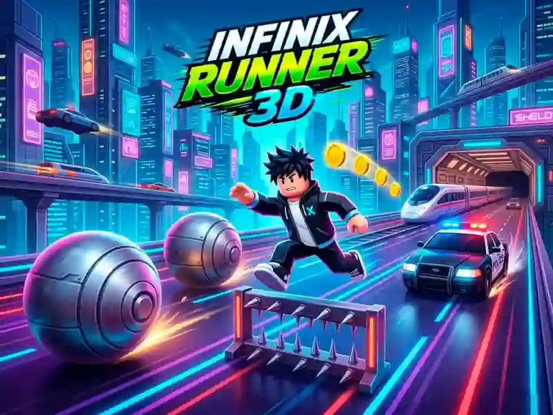 Hra Infinix Runner 3D online