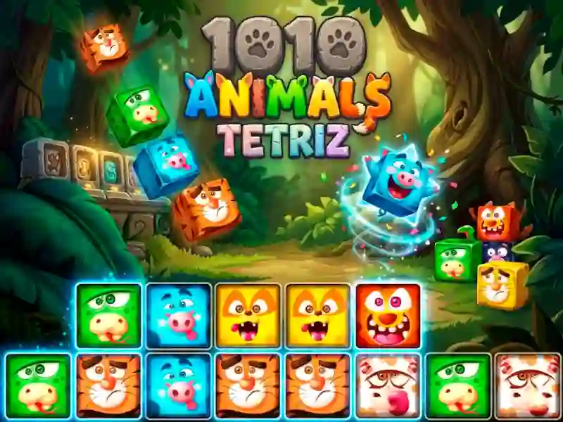 Hra 1010 Animals Tetriz online