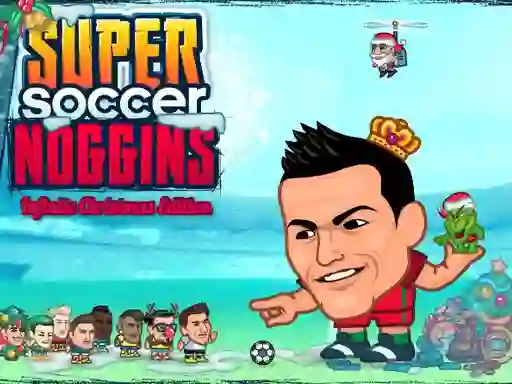 Hra Super Soccer Noggins Xmas Edition online