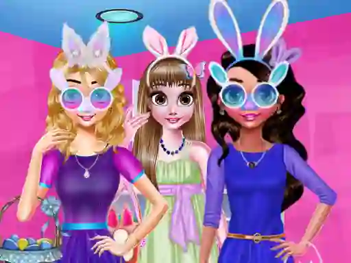 Hra Funny Easter Girls online