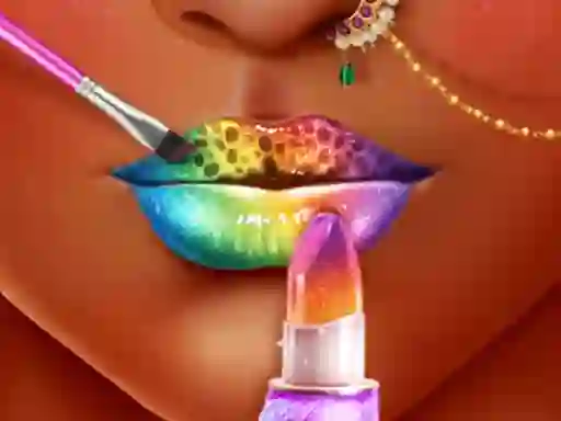 Hra Princess Lip Art Salon online
