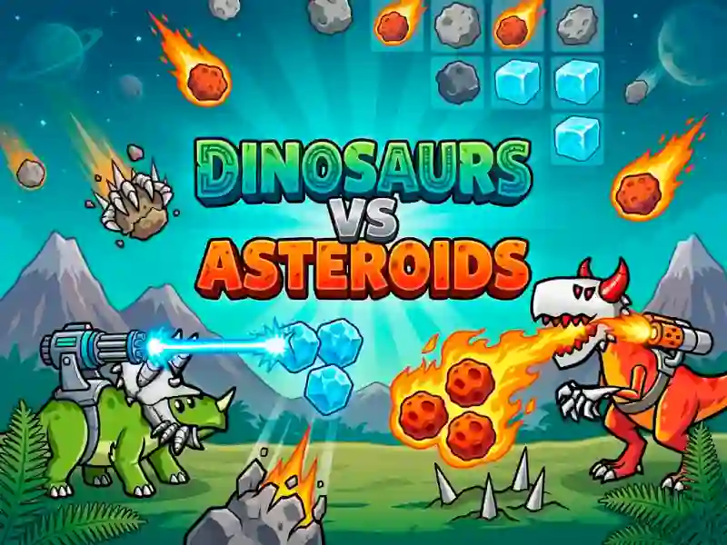 Hra Dinosaurs vs Asteroids online
