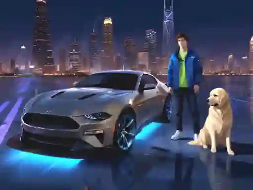 Hra Mustang City Driver online