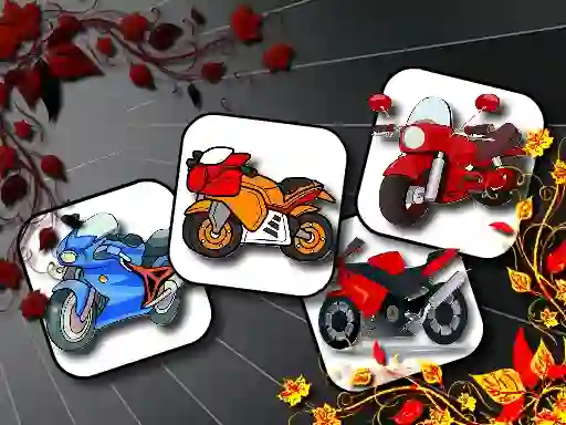 Hra Cartoon Motorbikes Memory online