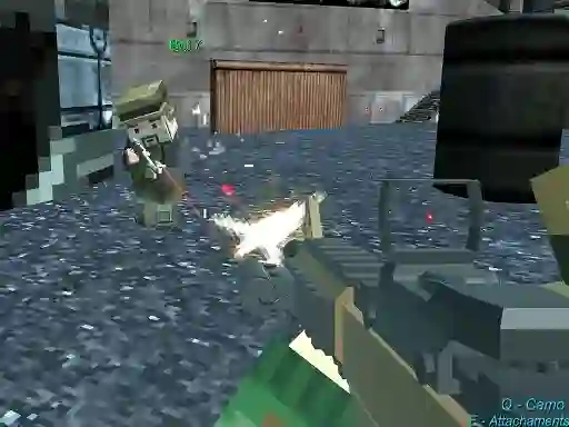 Hra Pixel Gungame Arena Prison Multiplayer online