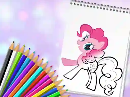 Hra Cute Pony Coloring Book online