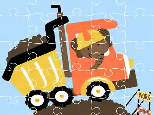 Hra Dumper Trucks Jigsaw online