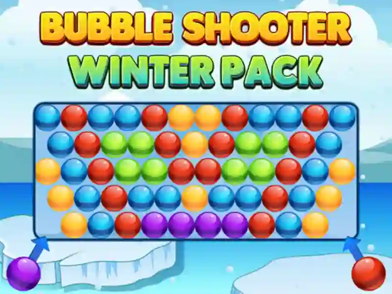Hra Bubble Shooter Winter Pack online
