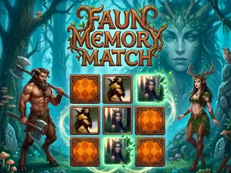 Hra Faun Memory Match online