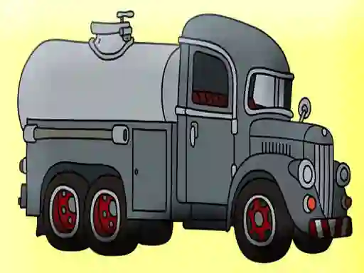 Hra Tank Trucks Coloring online