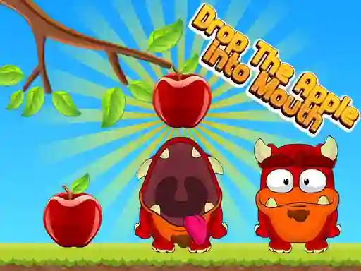 Hra Drop The Apple Into Mouth online