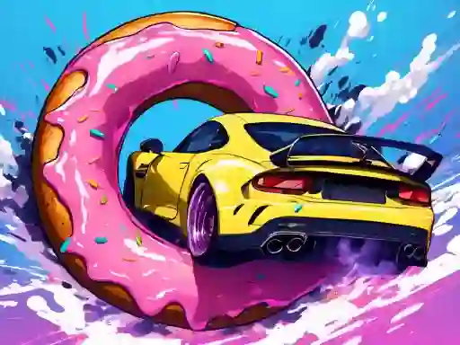Hra Roof Car Stunt online