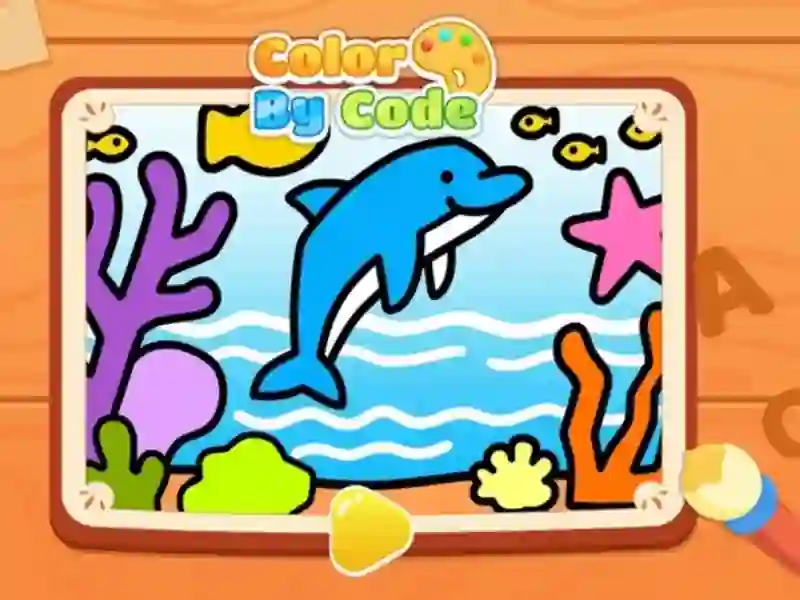 Hra Color By Code: Dolphin online