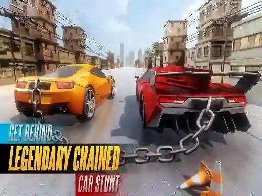 Hra Chained Car Stunts Race Mega Ramp online