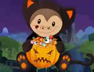 Hra Halloween Monkey Jumper online
