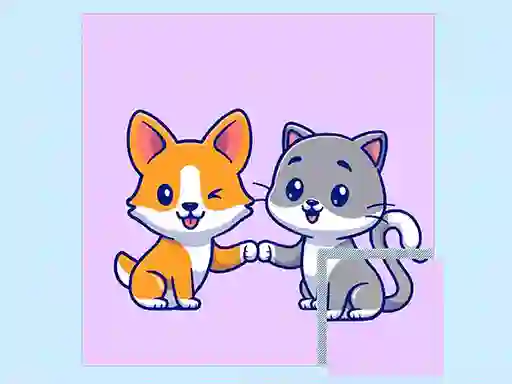 Hra Cats and Dogs Puzzle online