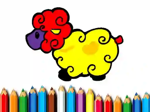 Hra Baby Sheep Coloring online