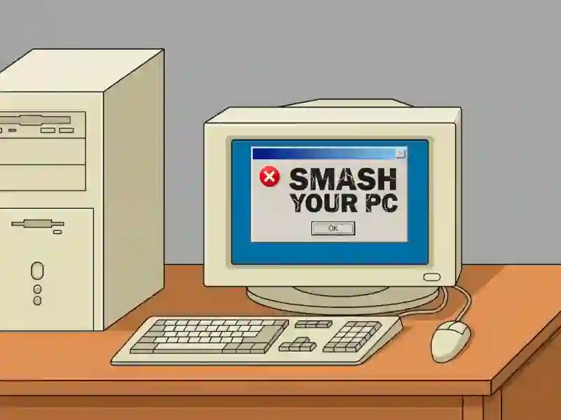 Hra Smash Your PC online