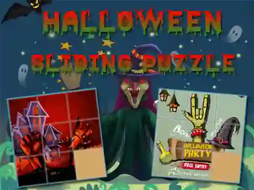 Hra Halloween Sliding Puzzle online