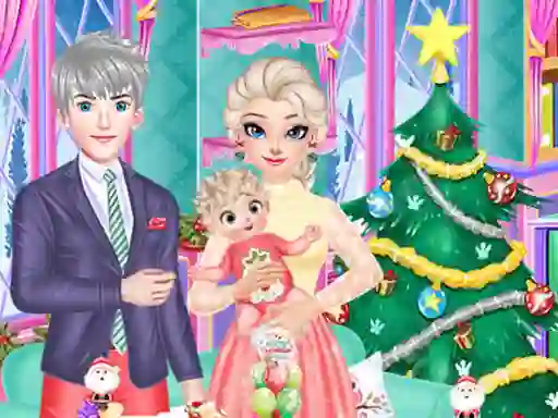 Hra Frozen Family Christmas Preparation online