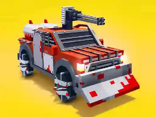 Hra Zombie Derby Blocky Roads online