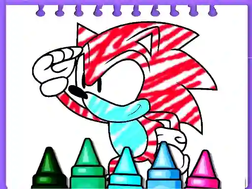 Hra Sonic Coloring Book online