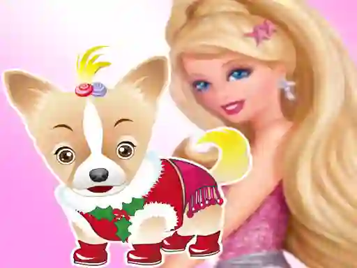 Hra Barbie's Dog Dressup online
