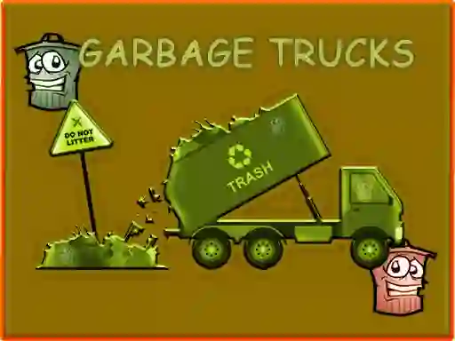 Hra Garbage Trucks Hidden Trash Can online