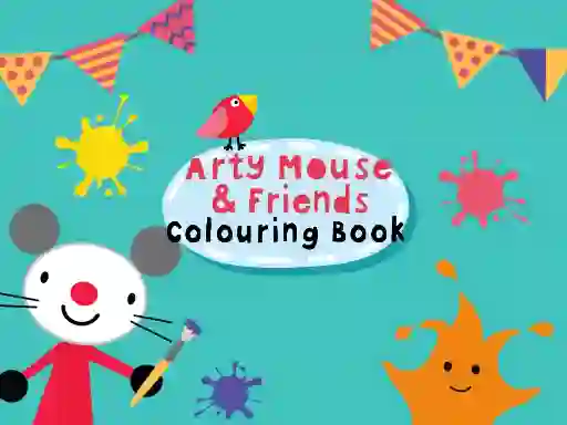 Hra Arty Mouse & Friends Coloring Book online